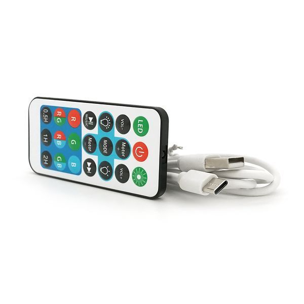 Нічник-проєктор YT737 Астронавт Bluetooth колонка пульт USB кабель білий 2880000435884YT фото