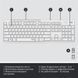 Комплект (клавиатура, мышь) беспроводной Logitech MK295 Combo White (920-009824) 436066DCL фото 10