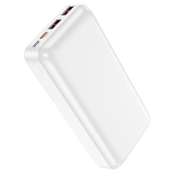 Портативный внешний аккумулятор Power Bank 30000 mAh белый eve1317 фото