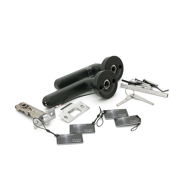 Умный замок YOSO YO-С6 на батарейках 4хААА , Отпечаток пальца/код/карта/ключ/приложение ( врезная часть 60/70) Цинковый сплав , АРР- АРР-TTlock / TTh 2000000213194YT фото