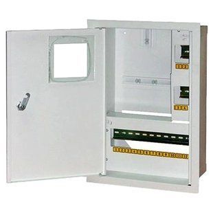 Шкаф металлический, под 1-ф электронный счетчик, 16 мод. E.NEXT e.mbox.stand.w.f1.16.z.e 99-00015730VIAT фото