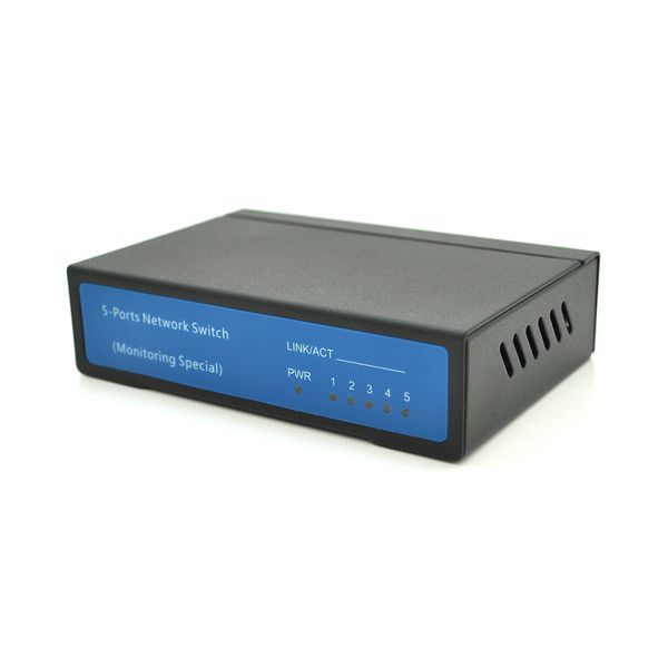 Коммутатор Dinkia DS-1005P 5 портов Ethernet 10/100 Мбит/сек, без БП, BOX 29D8EA9682A7 фото