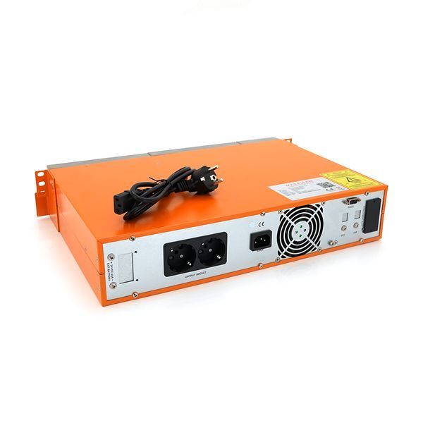 ДБЖ з правильною синусоїдою ONLINE MAKELSAN PowerPack Se-RT-1kVA-LCD 1000VA (900Вт) 24В Вбудована батарея 12V 7Ah х2шт (545*428*194) 12.5кг Q1 2000000290607YT фото