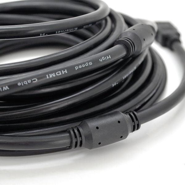 Кабель Ritar Premium PL-HD94 HDMI-HDMI Ultra HD 1080P, 5.0m, v1,4, OD-7.3mm, с фильтром, круглый Black, коннектор Gold, Box, Q70 2000000199214YT фото