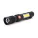 Ліхтар ручний Watton WT-601 P50 + 16 SMD COB 2+2 режими ZOOM 18650/2400mah Black IP40 USB Type-C МАГНІТ 138х28х26мм BOX 2000000292793YT фото 1