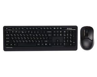 Комплект беспроводная клавиатура с мышью A4Tech Fstyler FG1012S, цвет черный 1605453EDG фото