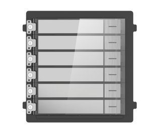 Модуль Hikvision DS-KD-KK/S для 6 абонентів IP65 IK07 99-00003667TRIN фото