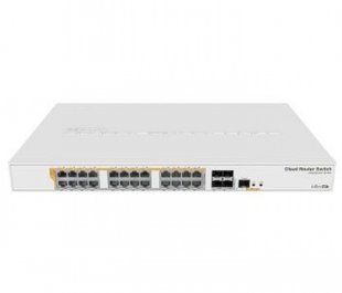 PoE-коммутатор MikroTik CRS328-24P-4S 24-портовый 4 SFP+ порта 46373FORS фото