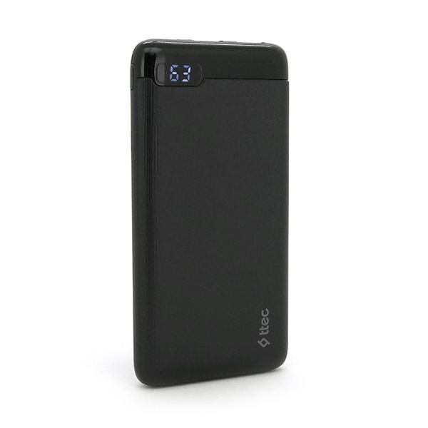 PowerbankTtec 10000mAh, Output: 2*USB + Type-C, 20W, Black, Q30 85AD70AF653C фото