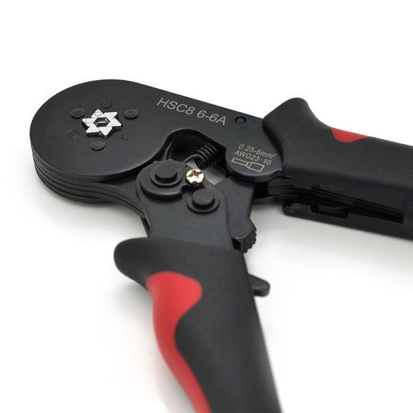 Кримпер CINLINELE HCS8 6-6A для обтиску кабельного наконечника red + набір кабельних наконечників VE0508 VE1508 VE1008 VE4009 VE2508 2000000232577YT фото