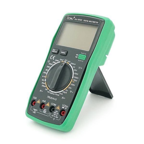 Мультиметр BAKKU BA-890D Вимірювання V A R C (200*130*56) 0.52 кг (180*90*45) 2000000128351YT фото