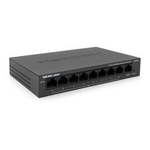 Коммутатор POE Mercury MS09CPS с 8 портами POE + 1 порт UP-Link 100Мбит, БП в комплекте, Q18 2000000241098YT фото