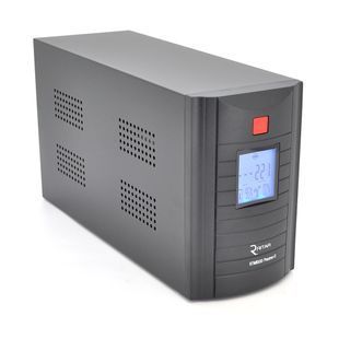 ИБП Ritar RTM1500 (900W) Proxima-D, LCD, AVR, 3st, 3xSCHUKO socket, 2x12V9Ah, metal Case (350х120х190)- Q2 2000000058634YT фото