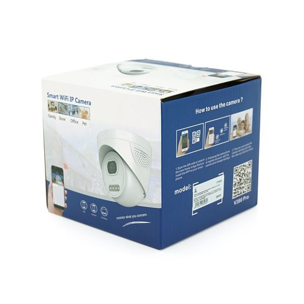 2MП Wi-Fi Купольная уличн/внутр камера c микрофоном и SD/карта YOSO YO-IPC56D2MP20 2.8mm V380 2000000282282YT фото