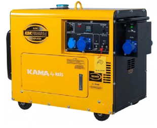 Генератор дизельный KDK7500SCA, 6.9KVA, однофазный 230V A8F5C74BACD4 фото