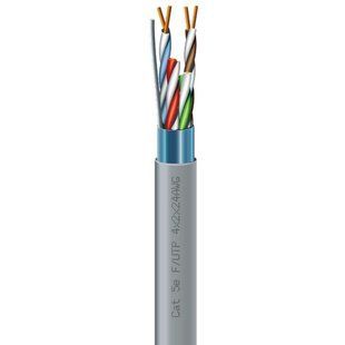 Кабель витая пара ЗЗЦМ (FTP мідь внутр) Cat. 5e F/UTP 4х2х24 AWG (7091000) бухта 305м. 99-00007322VIAT фото