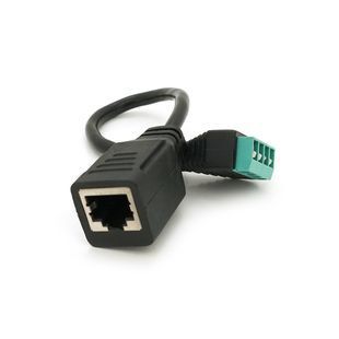 Роз'єм для підключення RJ-45(F) (4 контакта) з клемами під кабель Q100 2000000387888YT фото