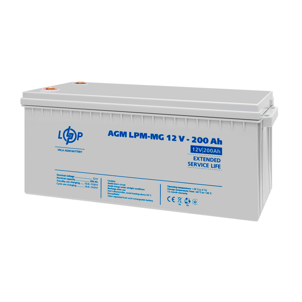 Акумулятор мультигелевий LPM-MG 12V - 200 Ah 3875LP фото