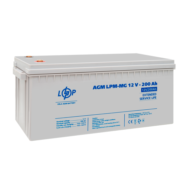 Акумулятор мультигелевий LPM-MG 12V - 200 Ah 3875LP фото
