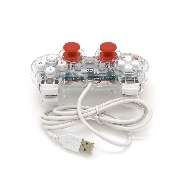 Геймпад Brazzers BR-Ucom проводной для ПК, USB 2.0, Transparent , Blister 2000000360157YT фото
