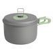 Набор посуды Bo-Camp Explorer XL 4 Pieces Hard Anodized Grey/Green (2200249) DAS302116DASM фото 2