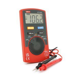 Мультиметр UNI-T UT120C: вимірювання V A &Omega; C Hz &deg;C. Функції True RMS прозвонка тест діодів перевірка транзисторів. Габарити 110&times;58&times;11 мм. Вага 76 г. 2000000081540YT фото