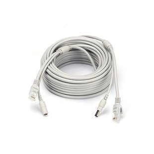 Патчкорд комбінований по кручений парі RJ-45+DC 50m, сірий, Q10 5FDB3FC8D07E фото