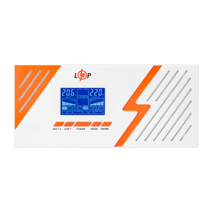 ДБЖ з правильною синусоїдою 12V LPM-PSW-1500VA (1050Вт) White 22755LP фото