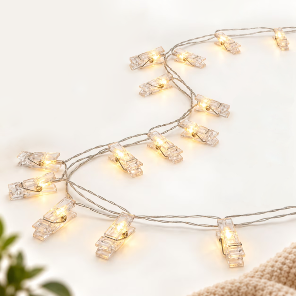 Гірлянда з прищіпками для фото 4,5 м &times; 20 LED USB теплий білий eve2125 фото