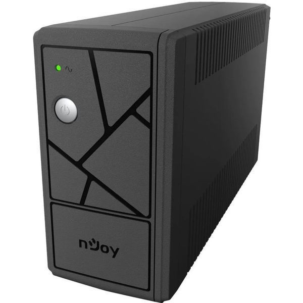 Джерело безперебійного живлення NJOY Keen 600 (UPLI-LI060KU-CG01B) Lin.int., AVR, 2 x евро, USB, пластик 313978DCL фото
