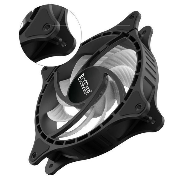 Корпусний вентилятор PCCOOLER FX 120 ARGB BK 3in1, чорний 1606556EDG фото
