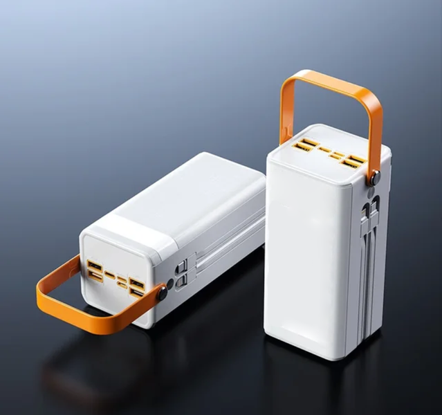 Портативный внешний аккумулятор Power Bank 100000 mAh белый eve1321 фото