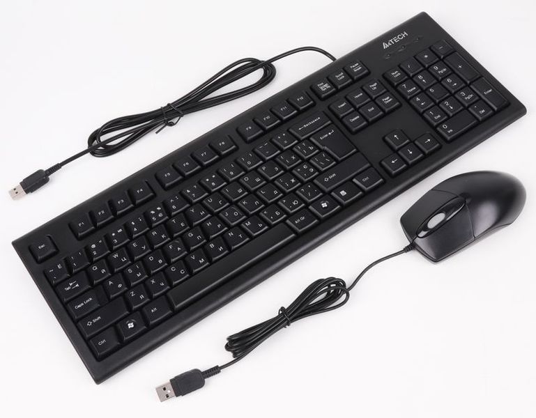 Комплект A4Tech клавиатура+мышь KRS-85+OP-720, USB, Чёрная 1603782EDG фото