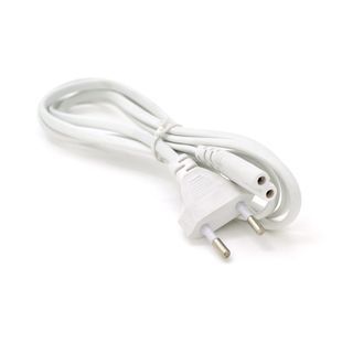 Кабель живлення 1.5m 0.5mm PC-184/2 CEE7/16-C7 2 pin для побутової техніки White OEM Q500 2000000208763YT фото