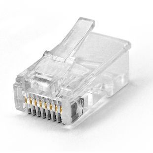 Коннектор RITAR PREMIUM RJ-45 8P8C Cat-5(100 шт/уп.) Q100 (позолоченые контакты) 2000000131931YT фото