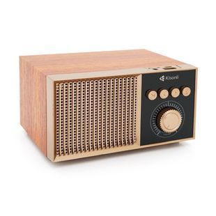 Колонка Kisonli G10 Bluetooth 5.0 1х5W 1200mAh USB/TF/BT/FM/AUX DC: 5V/1A Brown BOX Q50 2000000312910YT фото