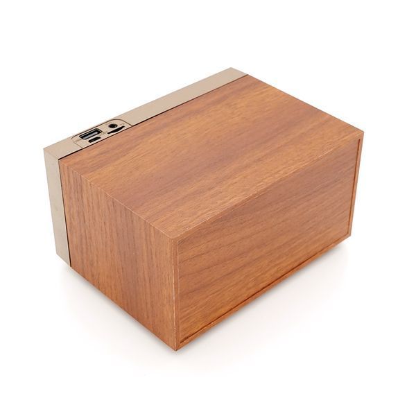 Колонка Kisonli G10 Bluetooth 5.0 1х5W 1200mAh USB/TF/BT/FM/AUX DC: 5V/1A Brown BOX Q50 2000000312910YT фото