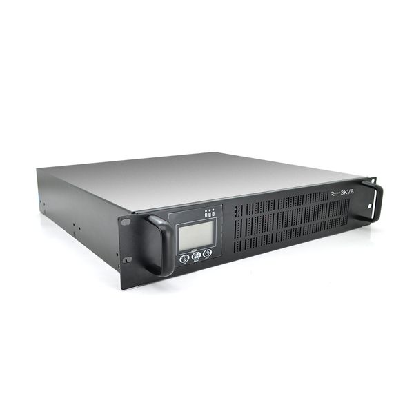 ДБЖ з правильною синусоїдою ONLINE Ritar RT-3KS-LCD, RACK 3000VA (2700Вт), 72 В, Вбудована батарея 12V 7,5 Ah х 6 шт (482*600*87), Q1 FA03208A4015 фото