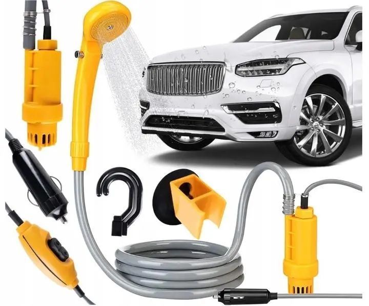 Портативний автомобільний душ YD104 від прикурювача 12 В eve1168 фото
