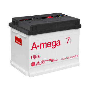 Аккумулятор авто Мегатекс A-mega Ultra 6СТ-62-А3 (прав) ТХП 610 25320LP фото