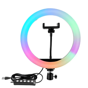 Кільцева LED-лампа 3D-26 RGB 26 см з USB-живленням eve2070 фото