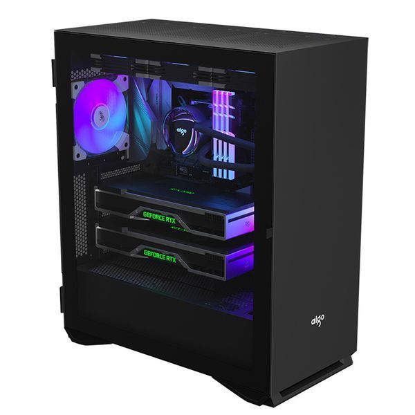 Корпус комп'ютерний YOGO M2PRO - 0.7mm SPCC ATX 1x3.0 USB+2x2.0 USB+Audio Black (411x216x490mm) без БП 2000000063102YT фото