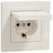 Розетка с крышкой, с заземлением Schneider Electric Asfora EPH3100123 99-00015595VIAT фото 1
