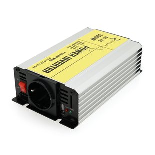 Инвертор напряжения RITAR RSC-300, 12V/220V, 300W с правильной синусоидой, 1xShuko, 1xUSB, клеммные провода, BOX, Q20 F69124E37DCA фото