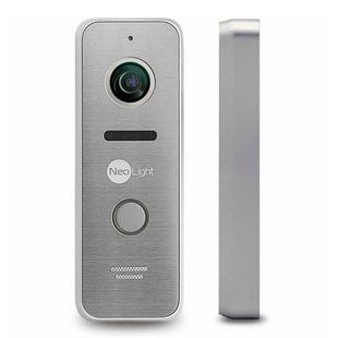 Відеопанель Neolight PRIME FHD 2 Мп з ІЧ підсвічуванням, SILVER 82-00031TRIN фото