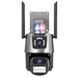 Поворотна вулична Wi-Fi камера відеоспостереження V380-V21 8MP з сиреною і нічним баченням 360&deg; огляд eve1061 фото 2
