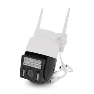 5Мп Wi-Fi відеокамера вулична з сиреною та SD/картою YOSO YO-IPC43D5MP50 PTZ 2.8mm V380 2000000304007YT фото