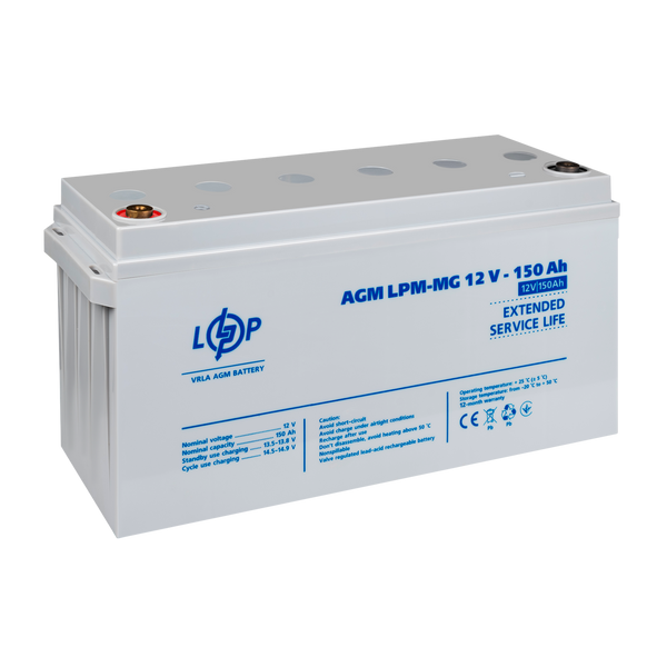 Акумулятор мультигелевий LPM-MG 12V - 150 Ah 4197LP фото