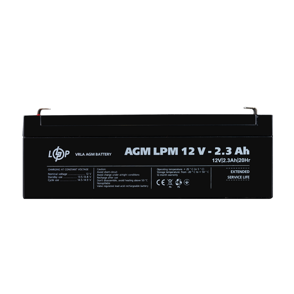 Акумулятор AGM LPM 12V - 2.3 Ah 7079BA463A7E фото