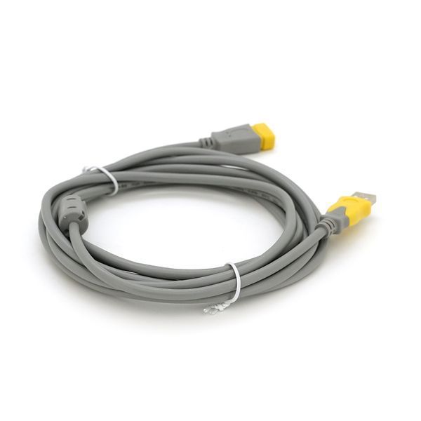 Подовжувач USB 2.0 V-Link AM/AF 3.0m 1 ферит Grey/Yellow 2000000101323YT фото